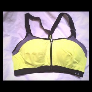 Victoria Secret front zip sports bra